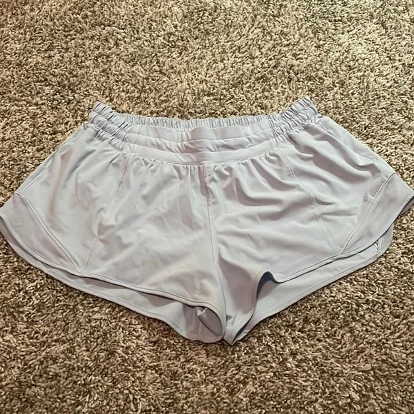 powder blue linen light blue lulu shorts